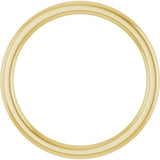 14K Yellow Gold 1.5 mm Comfort-Fit European-Style Band Size 6