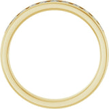 14K Yellow Gold 5/8 CTW Lab-Grown Diamond Band