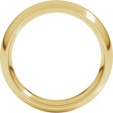 14K Yellow Gold 5.5 mm Comfort-Fit Half Round Band Size 9