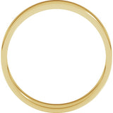 14K Yellow Gold 4.5 mm Flat Band Size 5.5