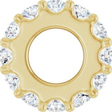 14K Yellow Gold 1/3 CTW Natural Diamond Spacer Charm/Pendant