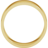14K Yellow Gold 7 mm Flat Band Size 7.5