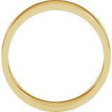 10K Yellow Gold 5 mm Flat Band Size 7