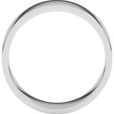 14K White Gold 6 mm Flat Band Size 10.5