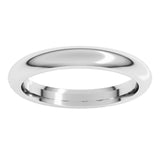 Sterling Silver 3 mm Comfort-Fit Half Round Band Size 9