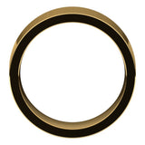 14K Yellow Gold 8 mm Comfort-Fit Flat Band Size 10
