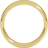 18K Yellow Gold 6 mm Comfort-Fit European-Style Band Size 12.5