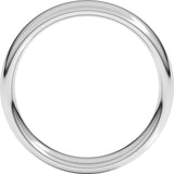 14K White Gold 5 mm Comfort-Fit European-Style Band Size 7.5