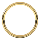 18K Yellow Gold 2.5 mm Comfort-Fit European-Style Band Size 10