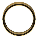 14K Yellow Gold 8 mm Lightweight Comfort-Fit Flat Band Size 10