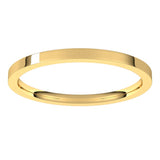 10K Yellow Gold 1.5 mm Flat Comfort Fit Light Band Size 6