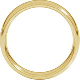 10K Yellow Gold 5.5 mm Comfort-Fit European-Style Band Size 6.5