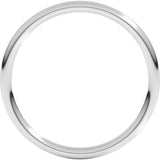 Sterling Silver 1.5 mm Comfort-Fit Full Round Band Size 7