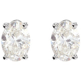 Sterling Silver 1/10 CTW Lab-Grown Diamond Earrings