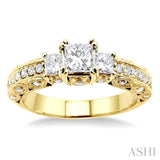 Past Present & Future Diamond Engagement Ring