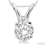 Diamond Solitaire Pendant