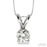 Diamond Solitaire Pendant