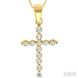 Cross Petite Diamond Pendant