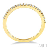 1/5 Ctw Round Cut Diamond Wedding Band in 14K Yellow Gold