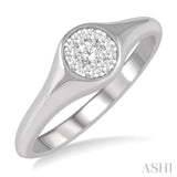 Lovebright Essential Diamond Signet Ring