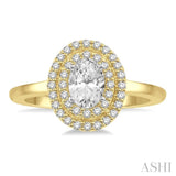 Oval Shape Diamond Engagement Ring