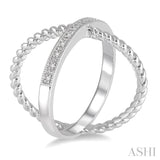 Silver Diamond Fashion Ring