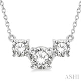 Past Present & Future Diamond Necklace