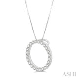 Circle Diamond Pendant