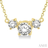 Past Present & Future Diamond Necklace