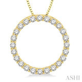 Circle Diamond Pendant