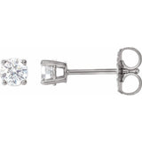 14K White Gold 1/3 CTW Natural Diamond Earrings
