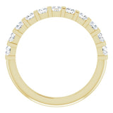 14K Yellow 3/4 CTW Natural Diamond Anniversary Band