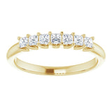 14K Yellow 1/3 CTW Natural Diamond Anniversary Band