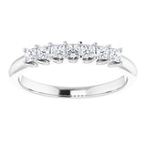 Platinum 1/3 CTW Natural Diamond Anniversary Band