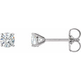 14K White Gold 3/4 CTW Natural Diamond Cocktail-Style Earrings