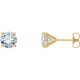 14K Yellow Gold 3/4 CTW Natural Diamond Cocktail-Style Earrings