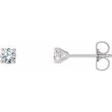 14K White Gold 1/4 CTW Natural Diamond Cocktail-Style Earrings