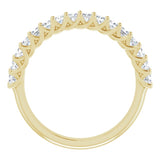 14K Yellow 3/4 CTW Natural Diamond Anniversary Band