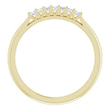 14K Yellow 1/6 CTW Natural Diamond Anniversary Band