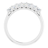 Platinum 3/4 CTW Natural Diamond Anniversary Band