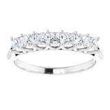 Platinum 3/4 CTW Natural Diamond Anniversary Band