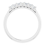 Platinum 1/3 CTW Natural Diamond Anniversary Band