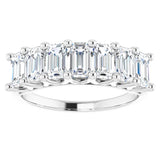 Platinum 2 1/2 CTW Natural Diamond Anniversary Band
