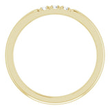 14K Yellow .08 CTW Natural Diamond Anniversary Band