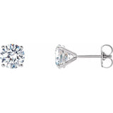 14K White Gold 3/4 CTW Natural Diamond Cocktail-Style Earrings