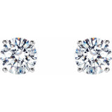 14K White Gold 1 CTW Natural Diamond Cocktail-Style Earrings