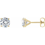 14K Yellow Gold 1 CTW Natural Diamond Cocktail-Style Earrings