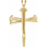 Nail Cross Necklace Or Pendant