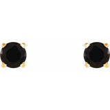 Round 4-Prong Light Stud Earrings