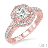 Semi-Mount Diamond Engagement Ring